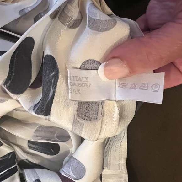 ICONIC PRADA LIPSTICK Pleated Silk SKIRT RUNWAY S/S 2000 Y2K IT 40/ 4 - Picture 10 of 13